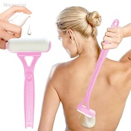 [Nispecial] Pink Lotion Applicator Self  Ointment Tanning Back Applicator Stick Portable Long Handle