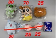 全新 正版日本有牌 日版 Pokemon pokemonster 寵物小精靈 比卡超 新葉喵 蠟筆小新小葵 shinchan  yell 烘焙小熊麵包公仔 Unique應緩吶喊小狼 小動物 yell 