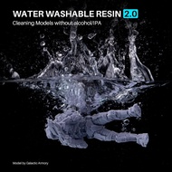 ELEGOO Water Washable 3D Printer Resin 2.0, 405nm UV-Curing 3D Resin with Lower Viscosity, Higher To