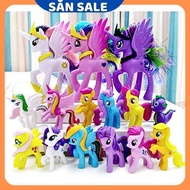 Set of 3 Pony Horses 14cm + 12 Pony Horses 4cm-5cm