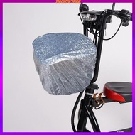 [Tachiuwa2] Bike Front Basket Cover Basket Rain Cover for Tricycles Adult Bikes