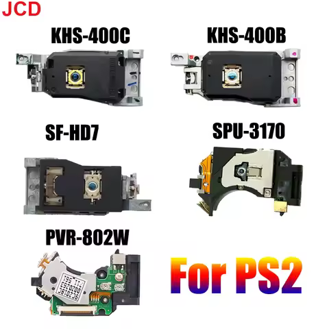 JCD 1pcs SPU-3170 Laser Lens for PS2 Slim KHS 400B 400C 400R Laser Lens for PS2 1W/3W/5W PVR 802W 75