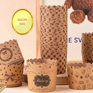 Gbae 50Pc R Cupcae Colorful Pattern Muffin Cup Erla Cupcae Meaning Bread R Cup Cae 6Cm 7Cm