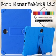 Case For Huawei Honor Pad 9 Tablet 12.1 inch 2024 Super Soft Silicon Tablet Case Stand Protect Shell Cover Honor Pad X9 11.5inch 2023