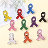 Yellow Awareness Ribbon Pins Childhood Cancer Awareness Bone Cancer Love Care HIV AIDS Badge Bowtie 