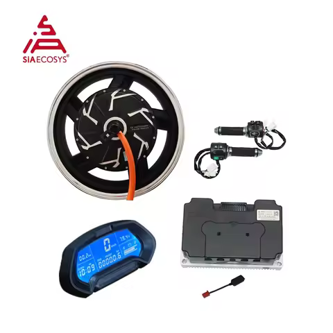 QS Motor 17*3.5inch 260 5000W V4 72V Hub Motor With ND72680 Controller Conversion Kit for Electric M