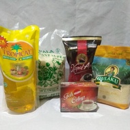 Terlaris Paket Sembako Murah 3, Beras, Minyak, Gula, Kopi, Teh