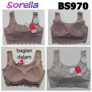 SORELLA Bs970 seamless Wireless bra XL