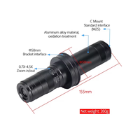 YIZHAN กล้องจุลทรรศน์ดิจิทัล 4K 48MP HDMI USB 60FPS 150X พับได้ สําหรับซ่อมโทรศัพท์มือถือ PCB ดูเครื