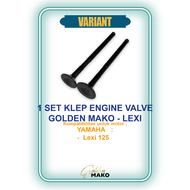 Golden Mako Payung Klep Valve SET Nmax Aerox Lexi 155 New Connected Alpha Turbo B65 B6H