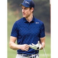 2023 New Style Srixon Srixon Men's golf Jersey golf Short Sleeve POLO Shirt Quick Dry Lapel Breathab