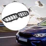 [Kesoto1] Black Front Kidney Grille Replacement Sturdy Auto Accessory for BMW M2 Competition F87 201
