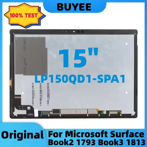 15" Original For Microsoft Surface Book 2 1793 Book 3 1813 LCD Touch Screen Digitizer Assembly Displ