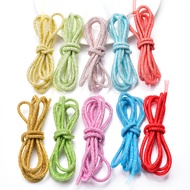 1meter/5meter Glitter 4mm Diamond Crystal Rope Rhinestone Cotton Cord Trim Diy Bracelet Shoelace Hoo