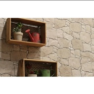 Roman keramik Dinding Batu Alam Interlock dRiverstone Series Kw1 30x60