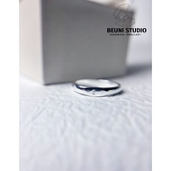 BEUNI HANDMADE PREMIUM 999 SILVER RING ANTIRUST NO ALLERGIC WATER PROOF WITH 999 MARK 999 SILVER