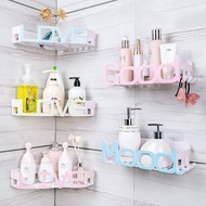 Toilet Rack Dormitory Rack IKEA Style Bathroom Corner Perforation-Free Plastic Storage Box Wall Stor