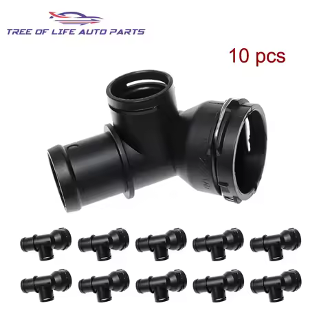 Water Pipe Radiator Coolant Hose Connector For Audi A3 8P Sportback S3 TT 8J 1.4 1.8 1.9 2.0T 2006-2