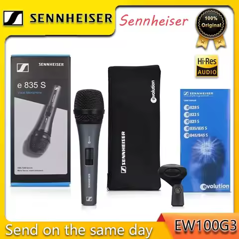 Sennheiser E835S Professional Original Microphone Wired Dynamic Heart-shaped Vocal Microphone Handhe