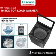 Hisense 8kg / 10.5kg / 13kg  Washing Machine WTAR8011G WTJA1313UB Top Load Washer WT5J1313DT