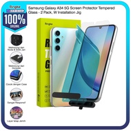 Ringke Samsung A34 5G Tempered Glass Install JigScreen Protector