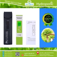 EC METER DIGITAL WITH LED | TDS | SALT | S.G | TEMPERATURE | HYDROPONICS AQUAPONIC FERTIGASI