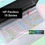 Keyboard Cover HP Pavilion 15 Series Silicone 15 Inch 15.6 Laptop Keyboard Protector Skin 15-cc707TX 15-cs 15-ck 15-dk D