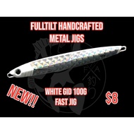 Metal Jig fishing jig glow in the dark speed jig Luminous | Fulltilt Handcrafted Metal Jig 100g fast