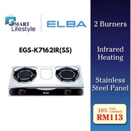 Elba 2 Burner Infrared Heating Technology Gas Stove EGS-K7162IR(SS)