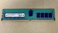 美光 Micron 16GB DDR4 PC4 2400T 2RX8 桌上型記憶體 雙面