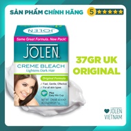 Kem Tẩy Màu Lông Jolen 37gr Original cho da thường - Nhập UK (Kem Làm Nhạt Màu Lông/ Kem Nhuộm Lông 