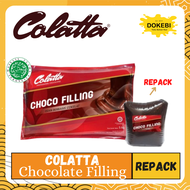 COLATTA COKLAT FILLING Repack 1 Kg/500g - Filling Coklat - Selai Coklat - Choco Filling