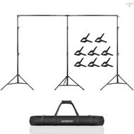 Andoer 2.8*6M/ 9*20FT Studio Backdrop Stand Photography Backdrop Frame Adjustable Photography Backgr