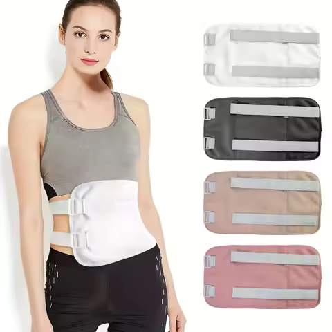 Castor Oil Pack Wrap for Waist and Thyroid Neck, Reusable Organic Castor Oil Pack Kit, Adjustable El