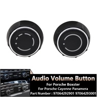 Audio Knob Multimedia Volume Control Switch For Porsche Cayenne 92A Cayman GT4 Panamera 970 Boxster 