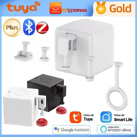 Tuya Finger Robot Zigbee/Bluetooth Fingerbot Plus CR2 battery version Robot Button Pusher Switch Bot