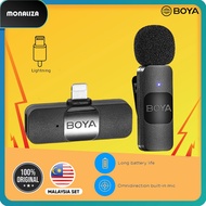 Boya Wireless Microphone Single Mic Ultracompact (Lightning/Type-C) - BY-V1/BY-V10