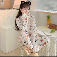 Women's pajamas, Long, Women's pajamas, Home pajamas, home pajamas set SHIN 5