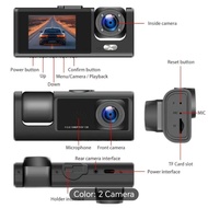 Dash Cam Front and Inside Recording Car DVR Cam