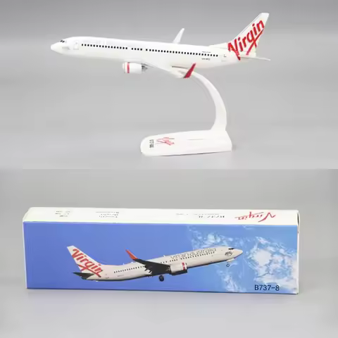 1:200 Scale Virgin Atlantic Flight B737-800 Alloy Passenger Aircraft Model Collection Display Boutiq