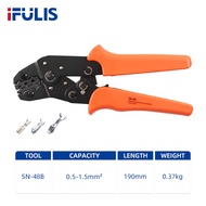 Pt> SN48B/SN58B Crimping Tool 2.8/4.8/6.3mm Crimping Pliers Terminal Insulation Male Bus Connector E
