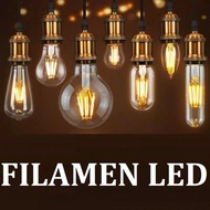 LED Filament Lamp EDISON FILAMENT CAFE BULB ST64 4W LED FILAMENT/ 2W