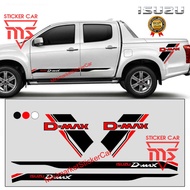 Sticker dmax sticker car sticker isuzu dmax 4x4 side body tub