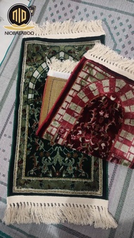 Sajadah Raudhah premium ukuran mini bahan beludru super spiegel