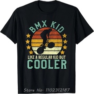 Fashion BMX Kid Funny BMX Trick Freestyle Bike Rider Gift T-Shirt Graphic TShirt Unisex Cotton T Shi