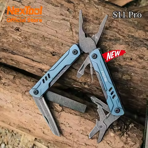 NexTool S11 Pro Mini Sailor Pliers 12-In-1 Multi Tool Pocket Knife Folding Tools Wire Cutters EDC Ca