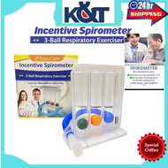 Ready Stock 3 Balls Incentive Spirometer/Spirometer /Deep Breathing Exercise/Lungs Exercise