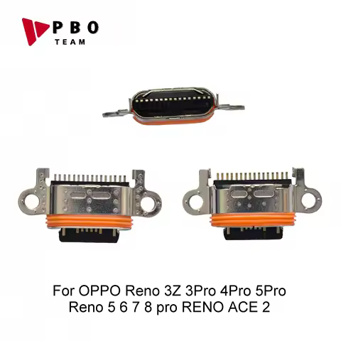 5-20Pcs Charging Port USB Charger Dock Plug Connector Socket Replace For OPPO Reno 3Z 3Pro 4Pro 5Pro