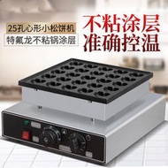 傑億電熱鬆餅機心形華夫爐25孔日式銅鑼燒商用烤餅機圓餅機FY2245