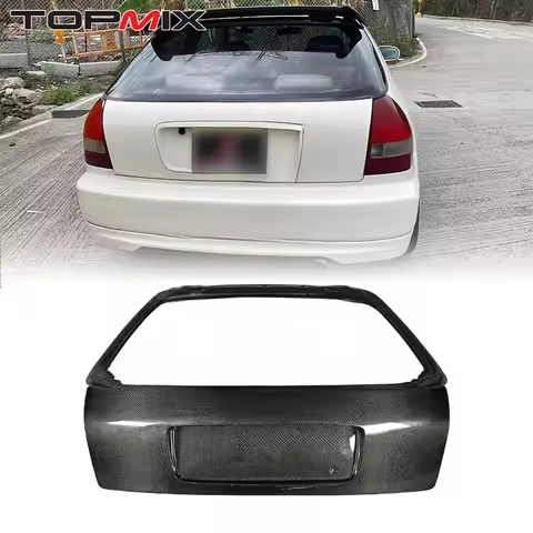 For Honda Civic Type-R EK9 Original Style High-Quality Carbon Fiber Trunk Lid